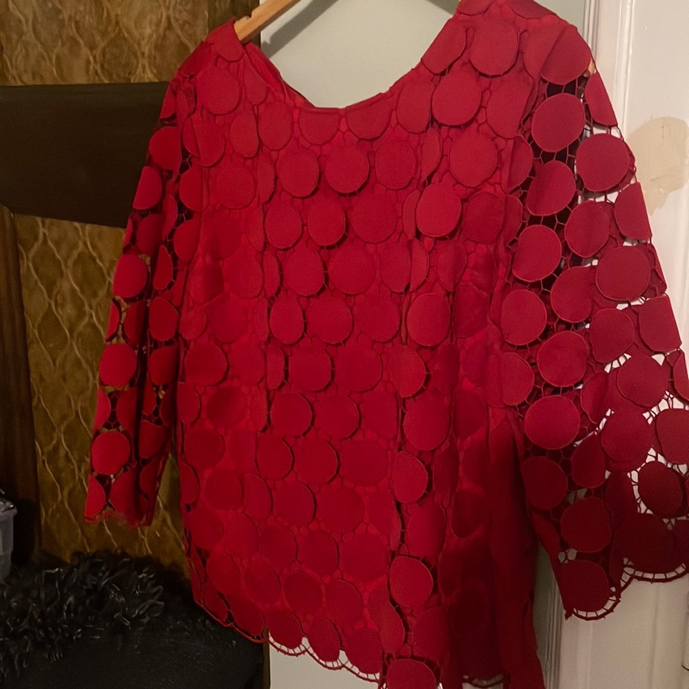 Beautiful red blouse